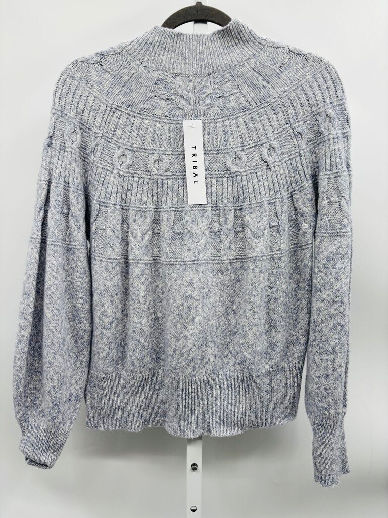 Tribal Sweater Blue M