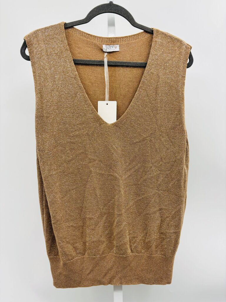 Suzy D Top Tan OS