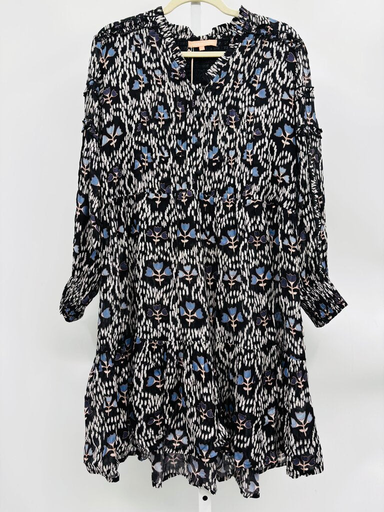 Azure and Indigo Maxi Dress Black S