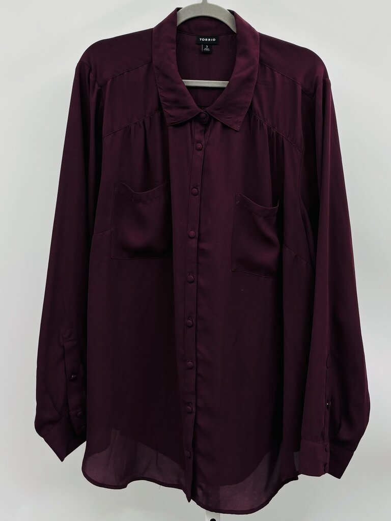Torrid Top Plus Purple 3X