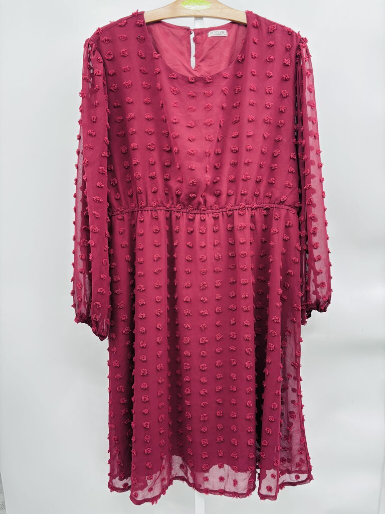 In'Voland Dress Plus Burgundy 24