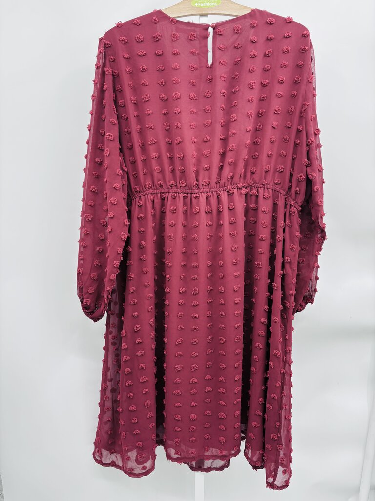 In'Voland Dress Plus Burgundy 24