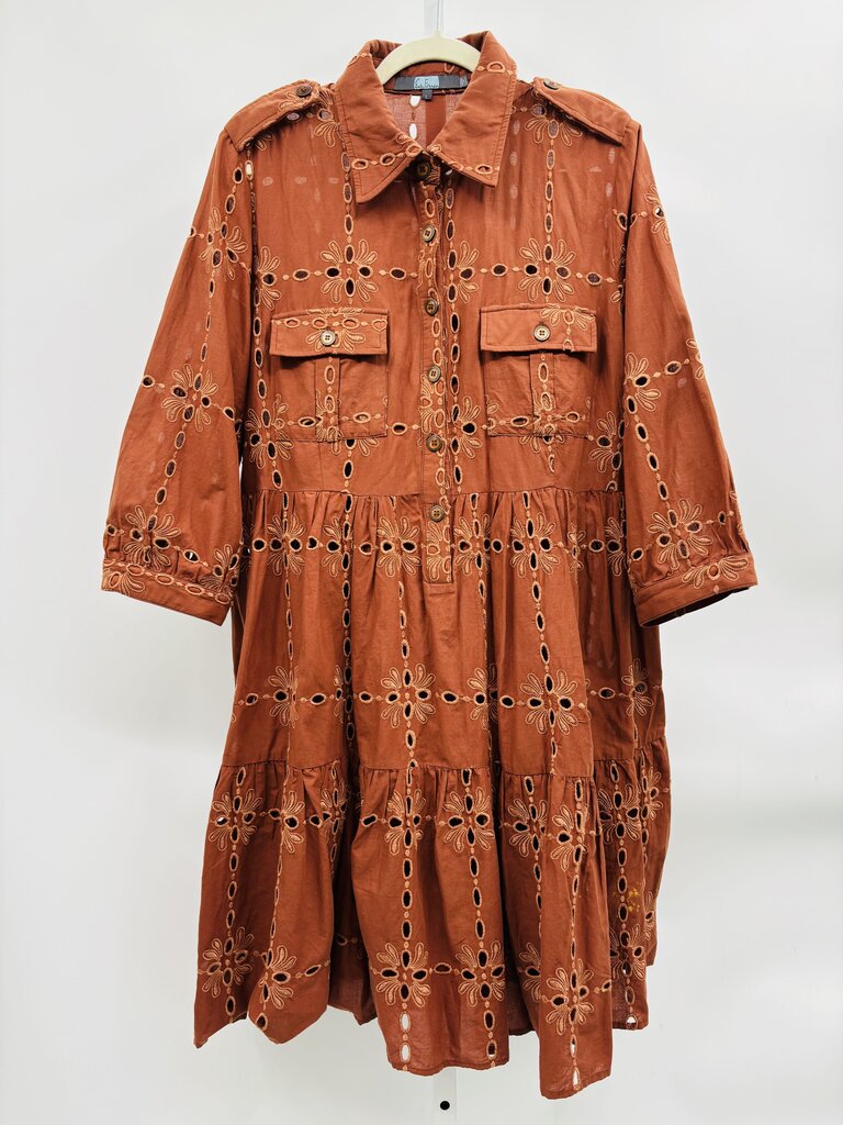 Eva Franco Dress Brown L