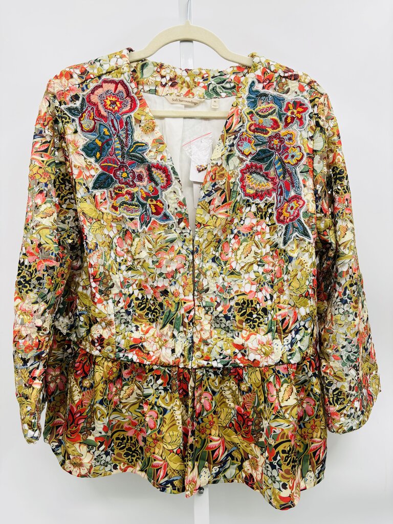Soft Surroundings Jacket Green XL