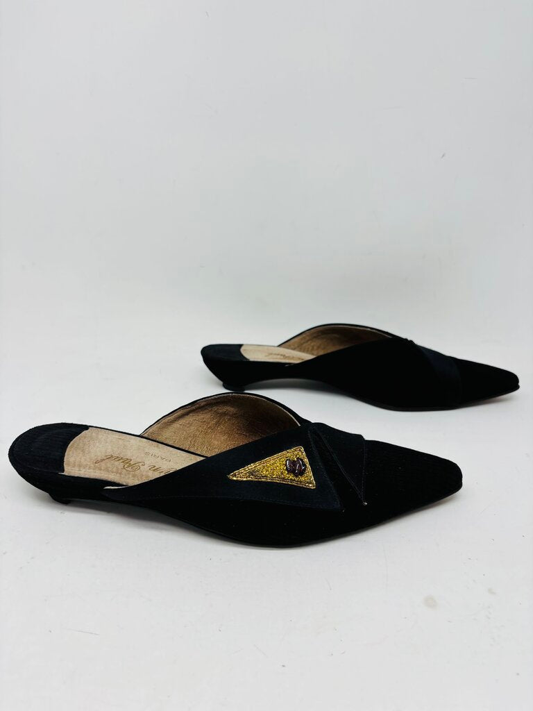 Evelyn Paul Mules Black 8.5