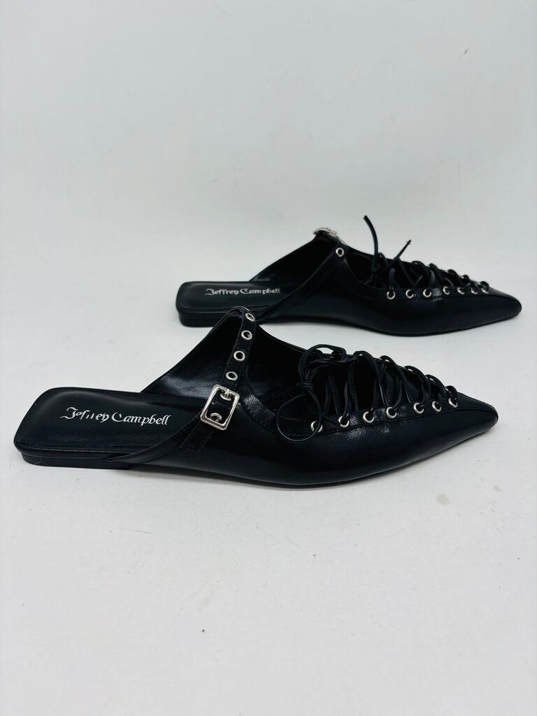Jeffrey Campbell Mules Black 10