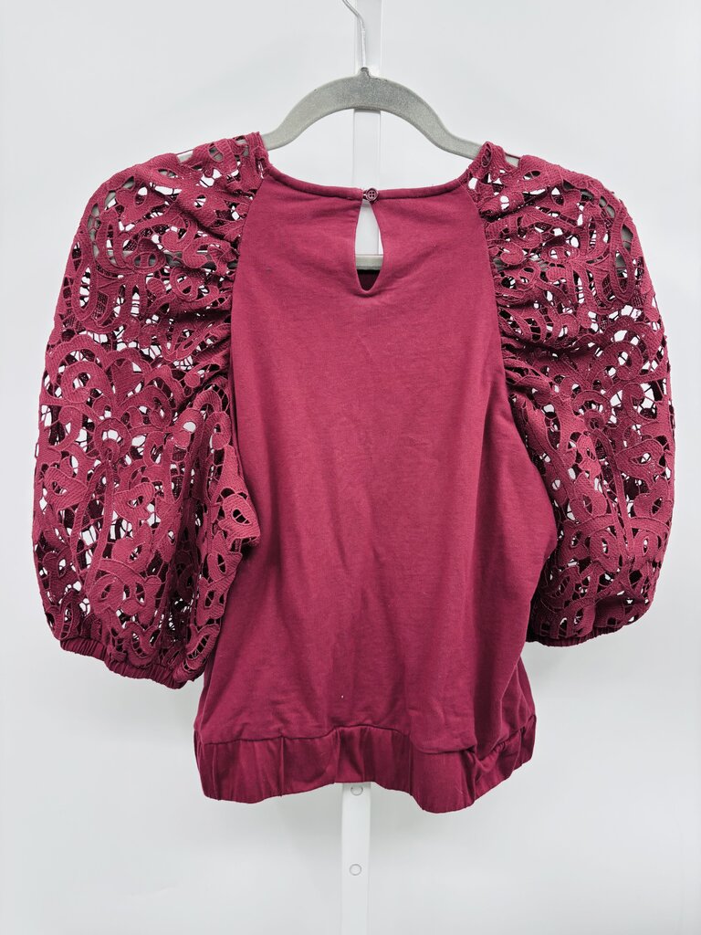 Dolan Top Burgundy S