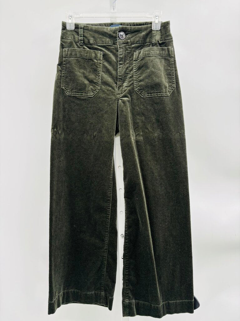 Maeve Pants Wide Leg Green 4