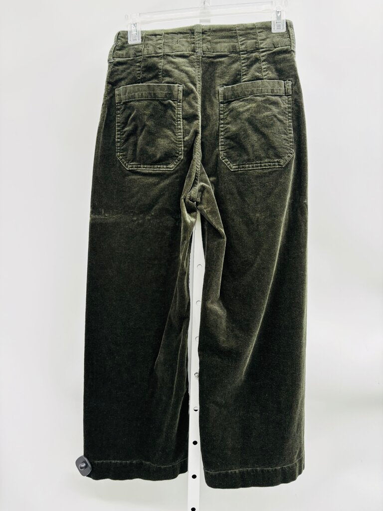 Maeve Pants Wide Leg Green 4