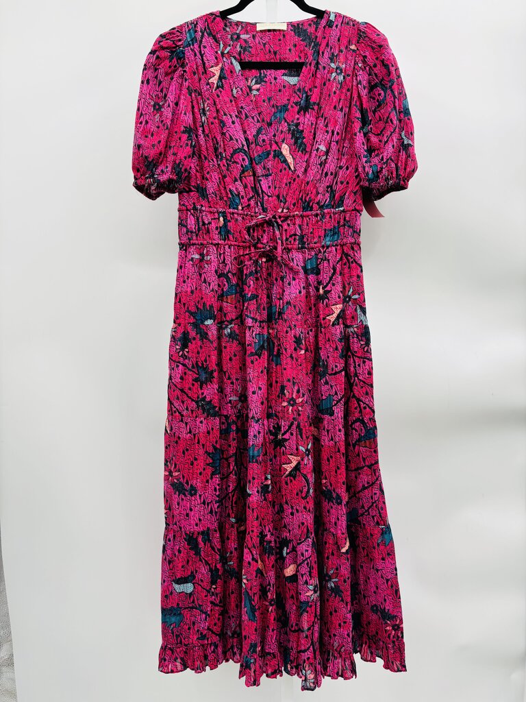 Ulla Johnson Maxi Dress Pink 10