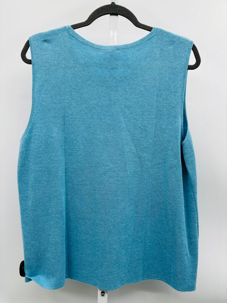 Talbots Top Blue XL