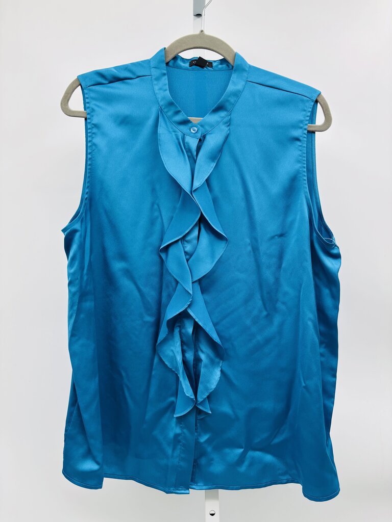 Ann Taylor Blouse Blue XL