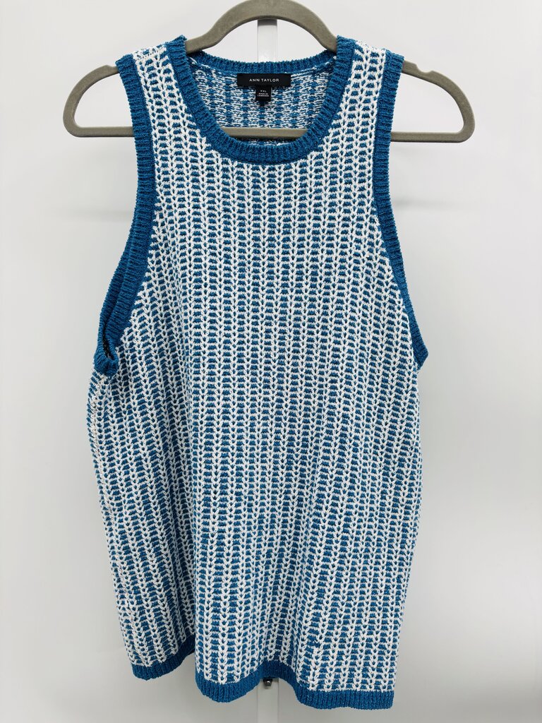 Ann Taylor Top Plus Blue XXL