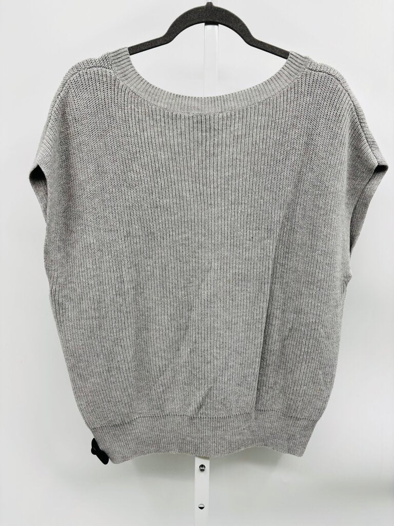 Ann Taylor Sweater Vest Plus Grey XXL