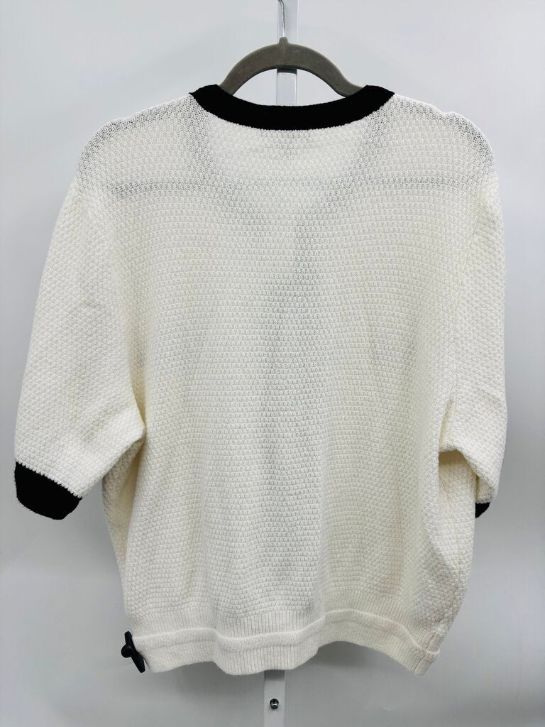 Ann Taylor Cardigan Plus White XXL