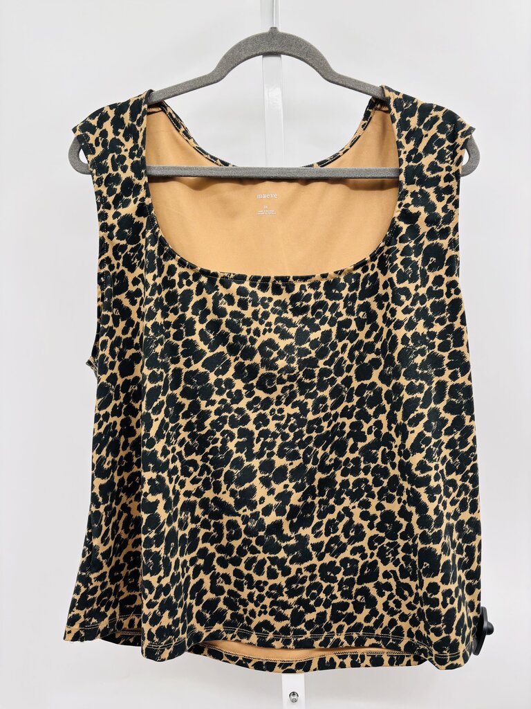 Maeve Tank Plus Tan 3X