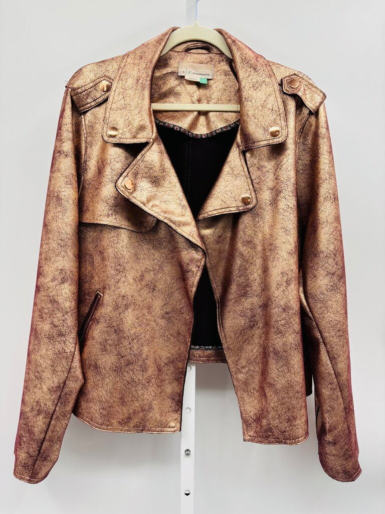 Anthropologie Jacket Plus Gold 3X