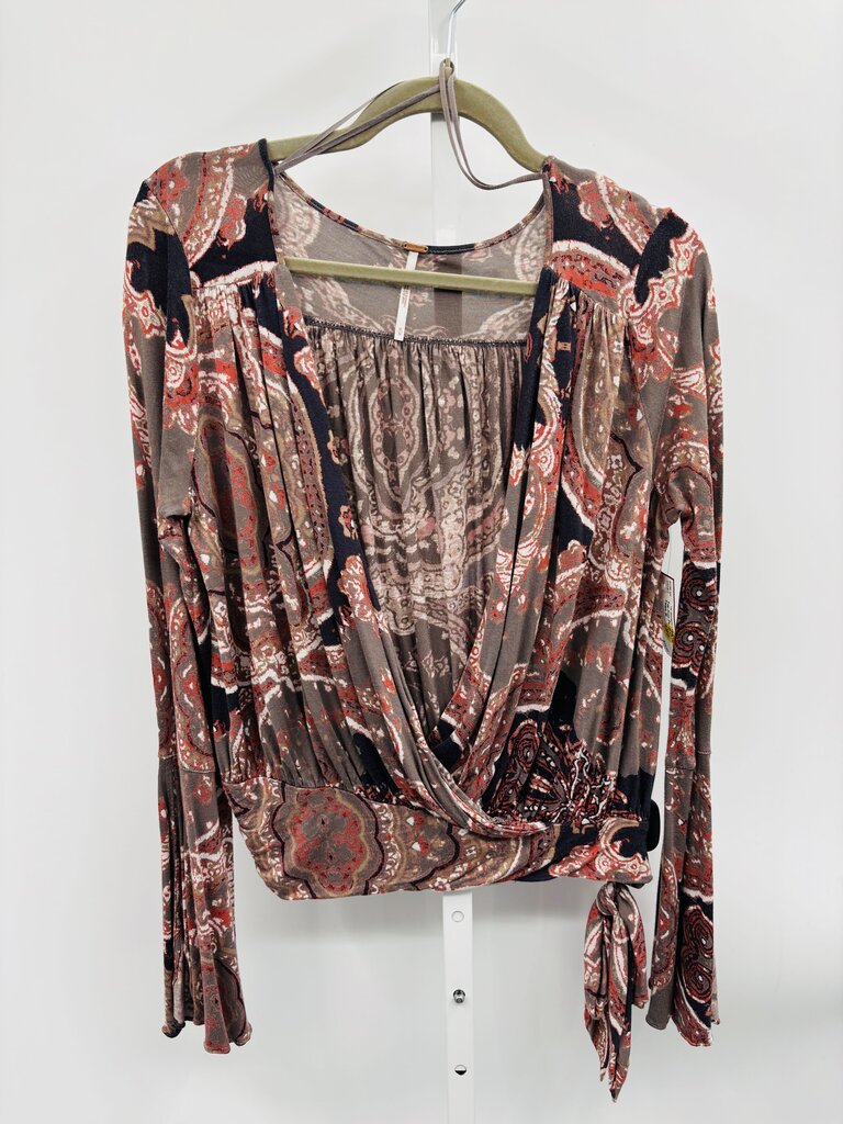 Free People Top Taupe M