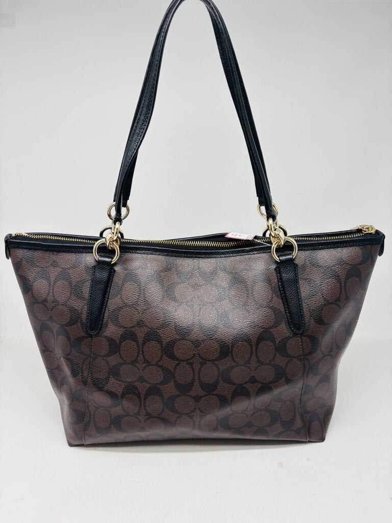 Coach Tote Brown Signature