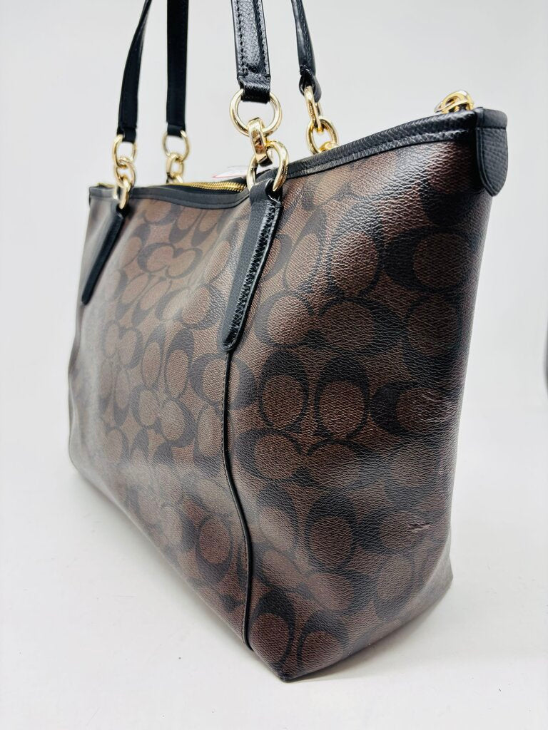 Coach Tote Brown Signature