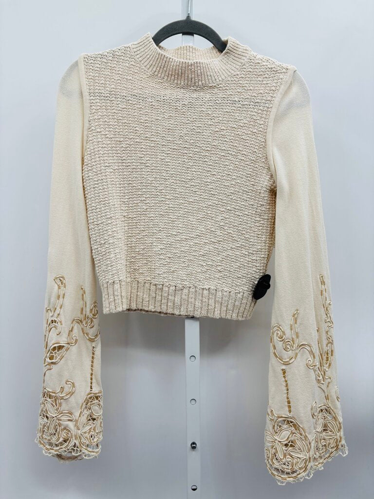 Anthropologie Sweater Beige XXS