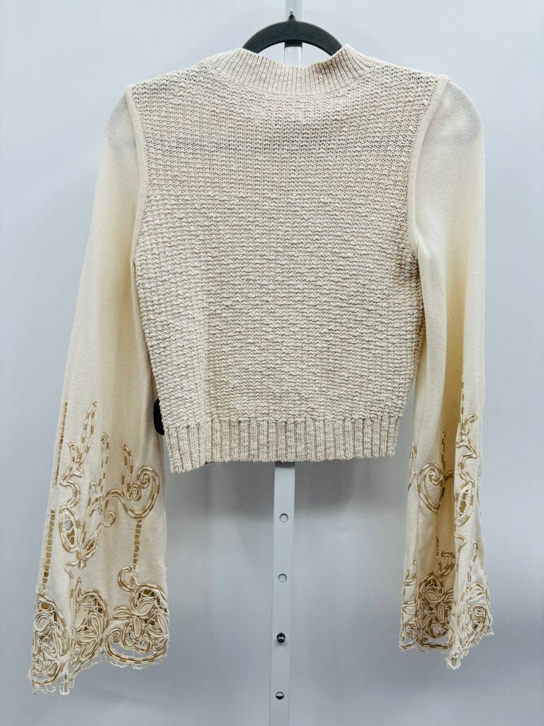 Anthropologie Sweater Beige XXS