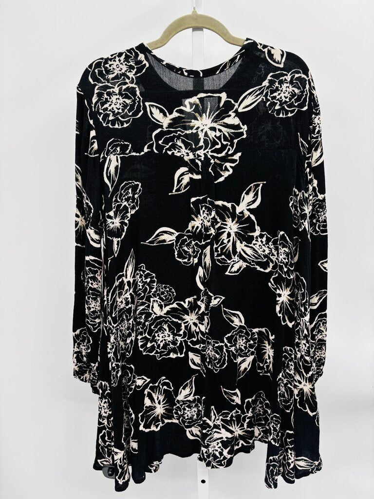 Free People Tunic Black/White S