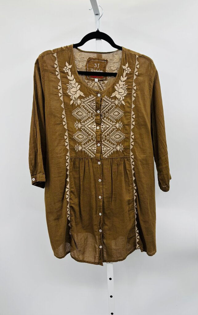3J Workshop Tunic Brown L