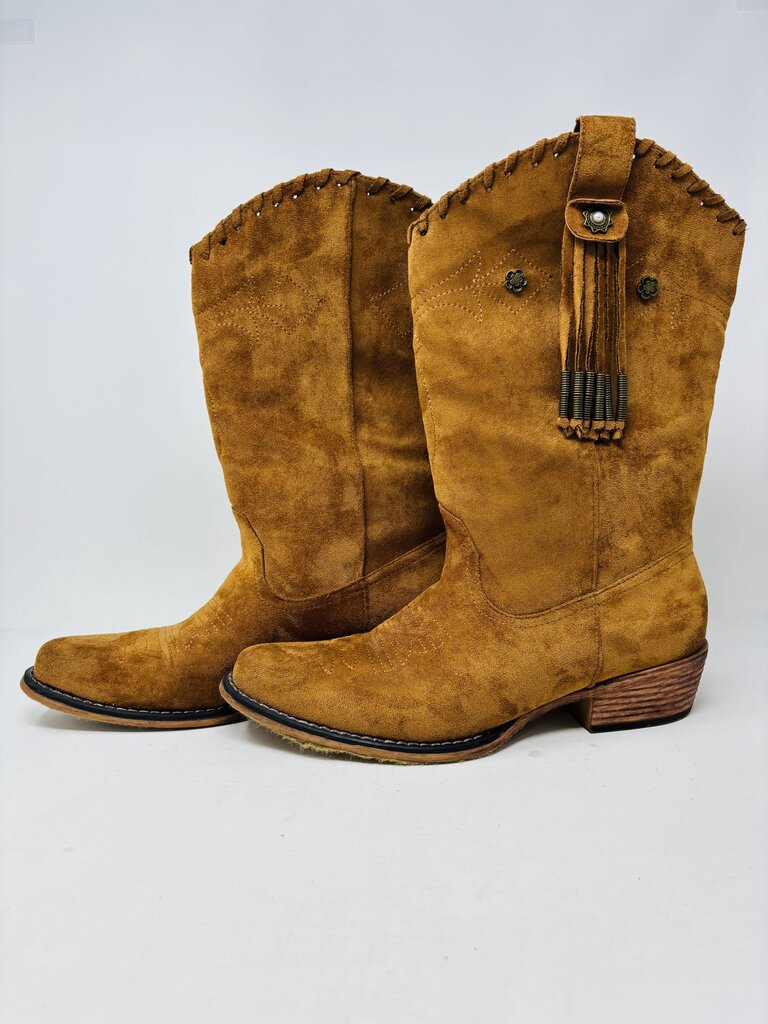 Pierre Dumas Cowboy Boots Brown 10