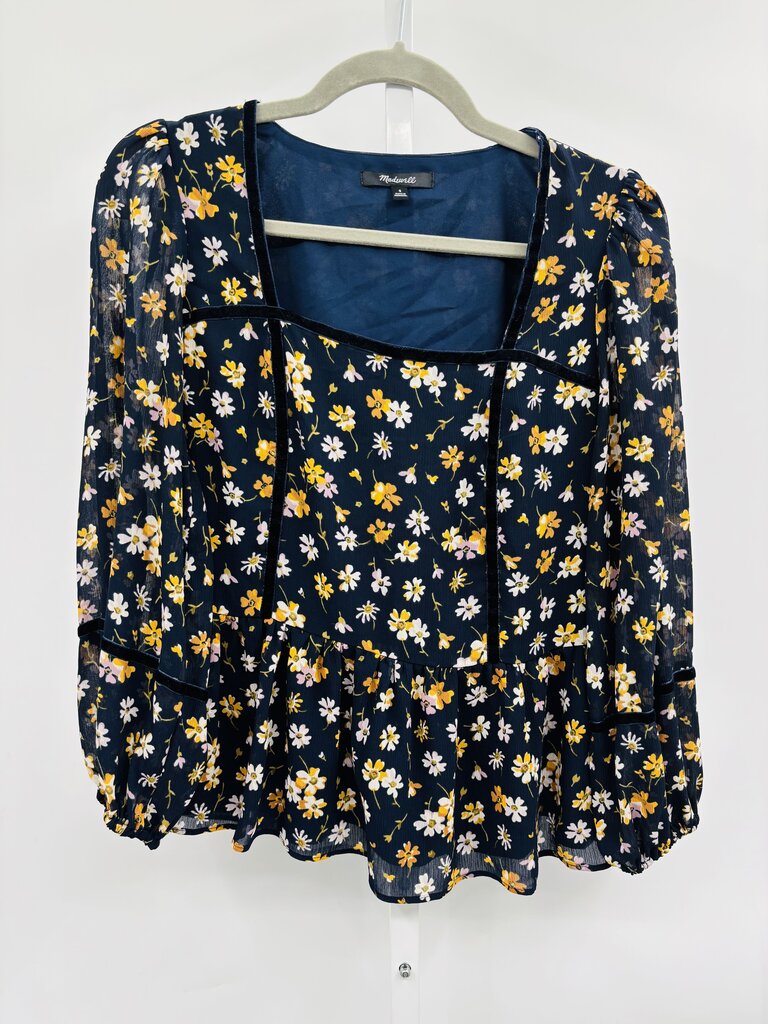 Madewell Blouse Navy S