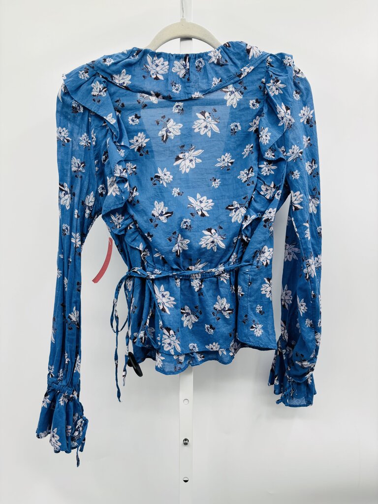 Free People Blouse Blue S