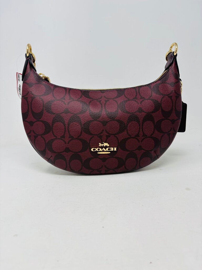 Coach Handbag Burgundy