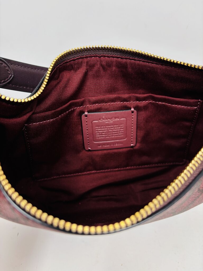 Coach Handbag Burgundy