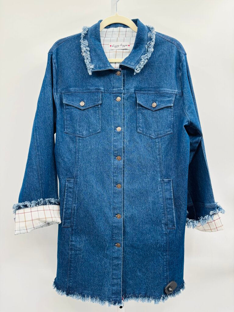 Dizzy Lizzie Coat Denim XL