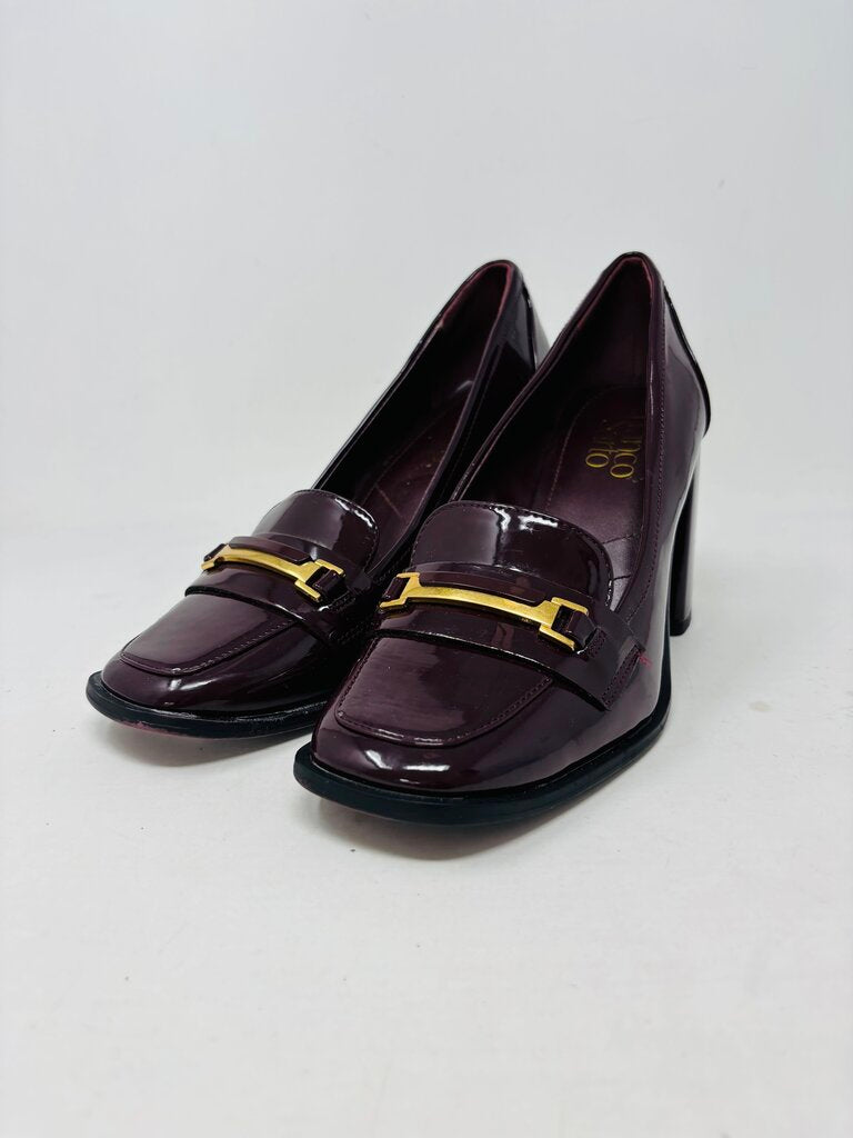 Franco Sarto Heels Burgundy 6.5
