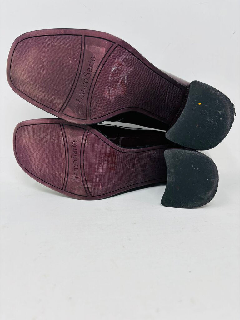 Franco Sarto Heels Burgundy 6.5