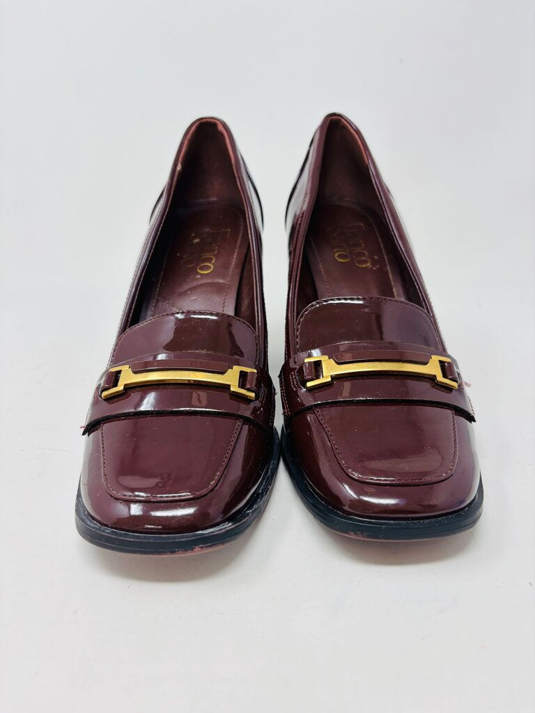 Franco Sarto Heels Burgundy 6.5