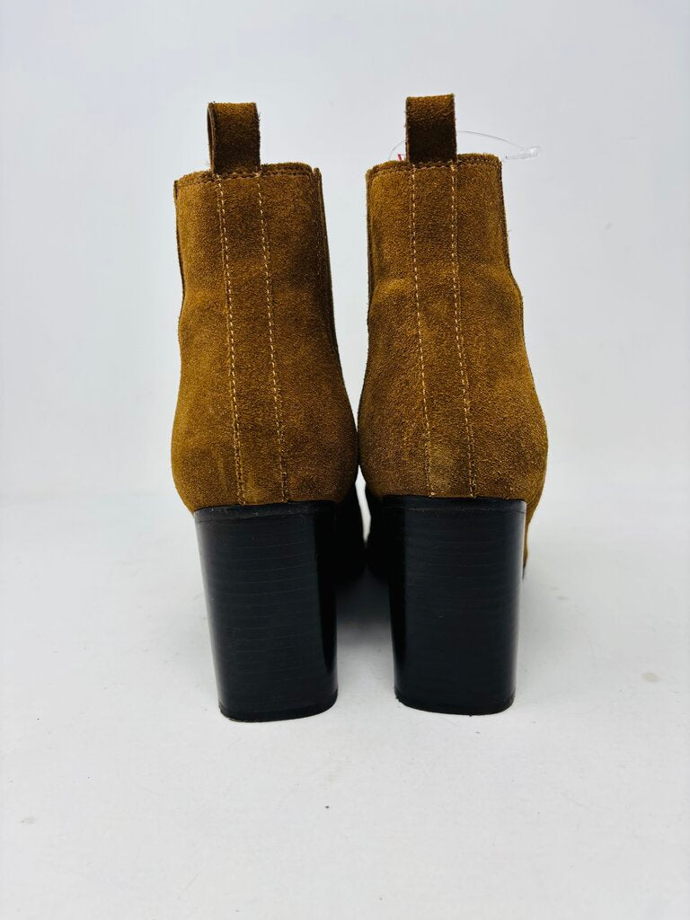 Marc Fisher Ankle Boots Brown 9.5