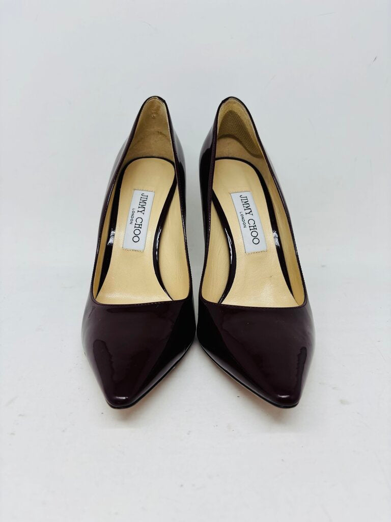 Jimmy Choo Heels Burgundy 8.5