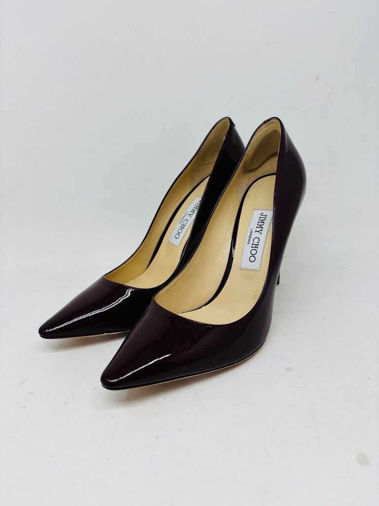 Jimmy Choo Heels Burgundy 8.5