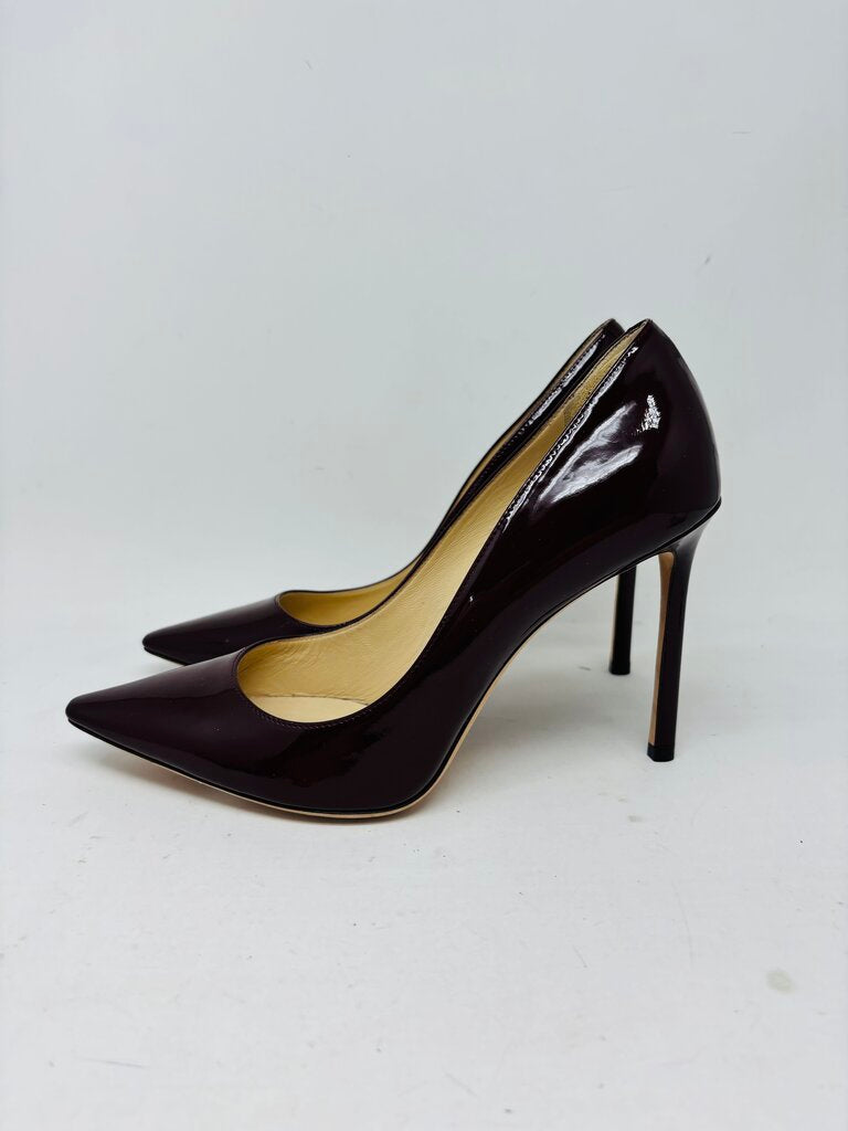 Jimmy Choo Heels Burgundy 8.5