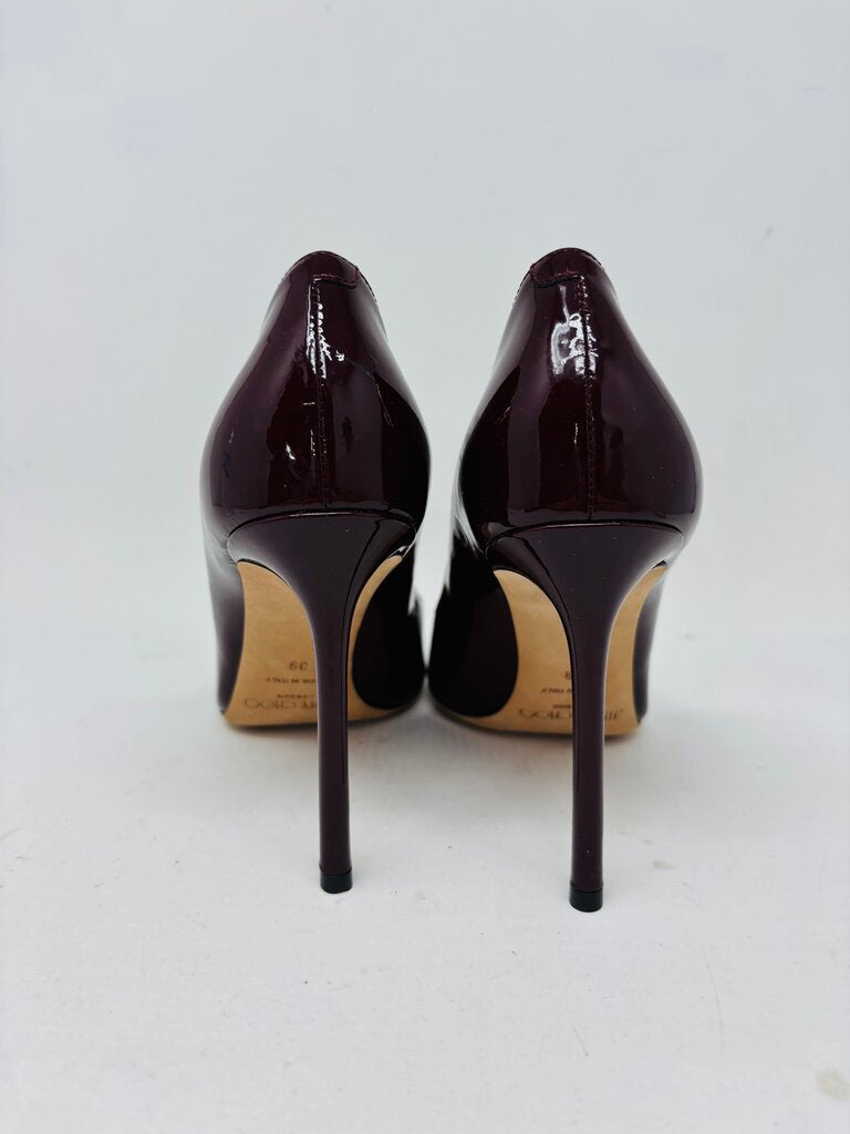 Jimmy Choo Heels Burgundy 8.5