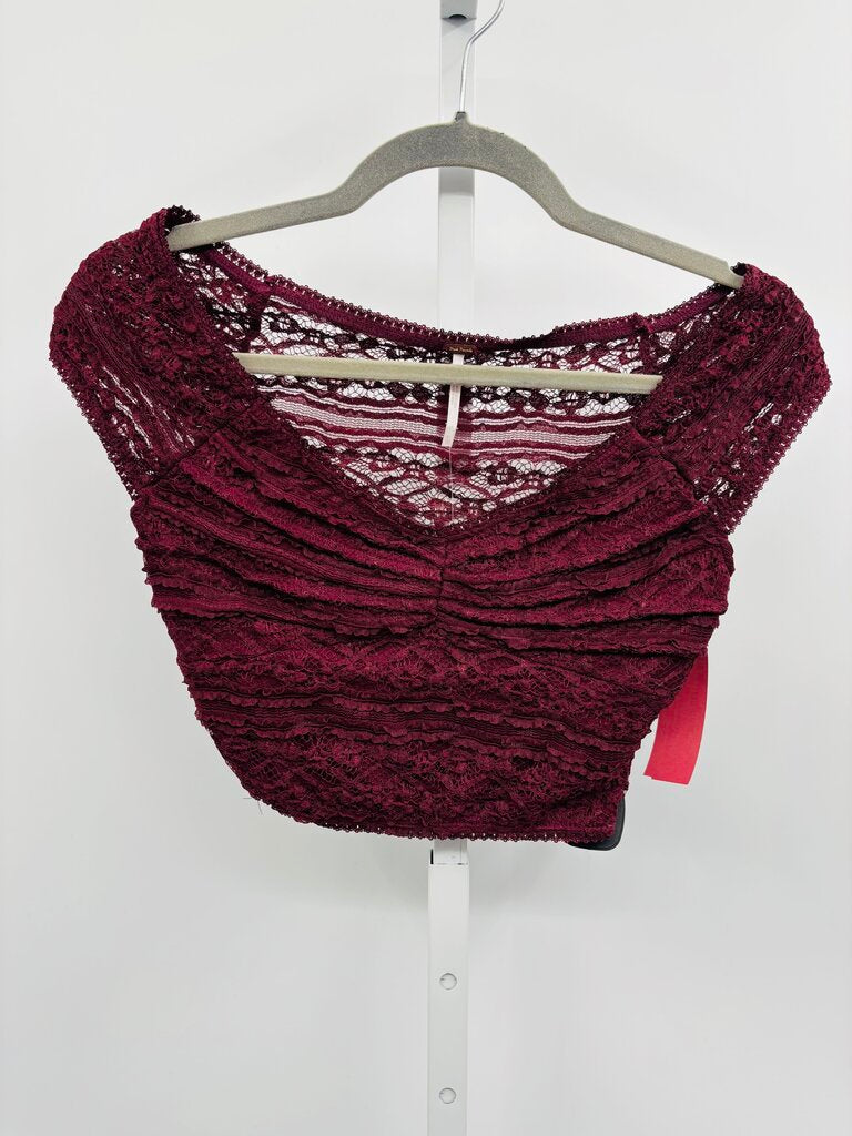 Free People Skirt Set Burgundy XS