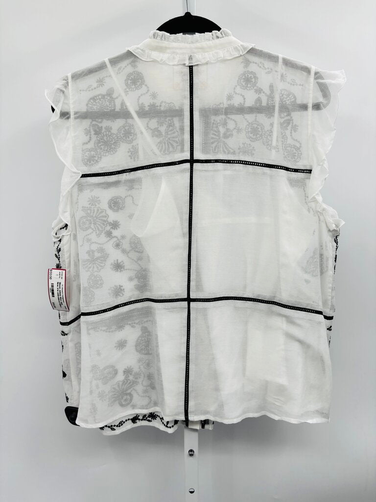 Johnny Was: Jade Blouse White L