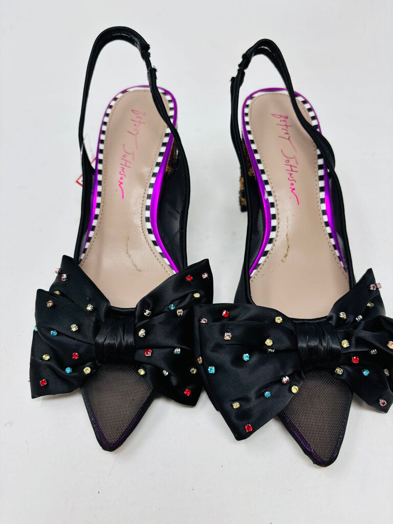 Betsey Johnson Heels Black 7