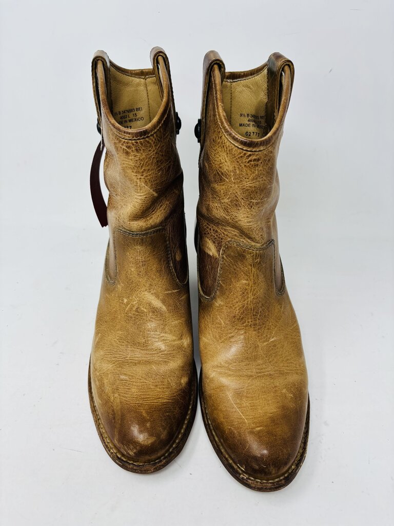 Frye Cowboy Boots Tan 9.5