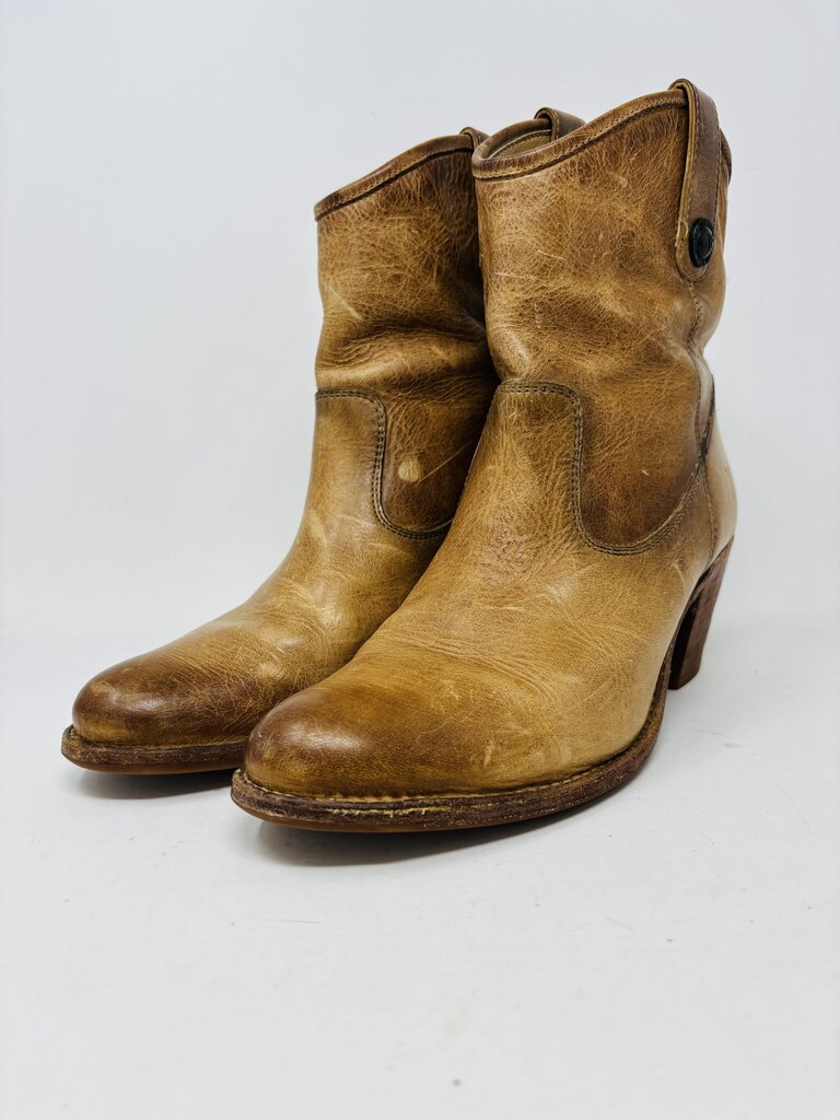 Frye Cowboy Boots Tan 9.5