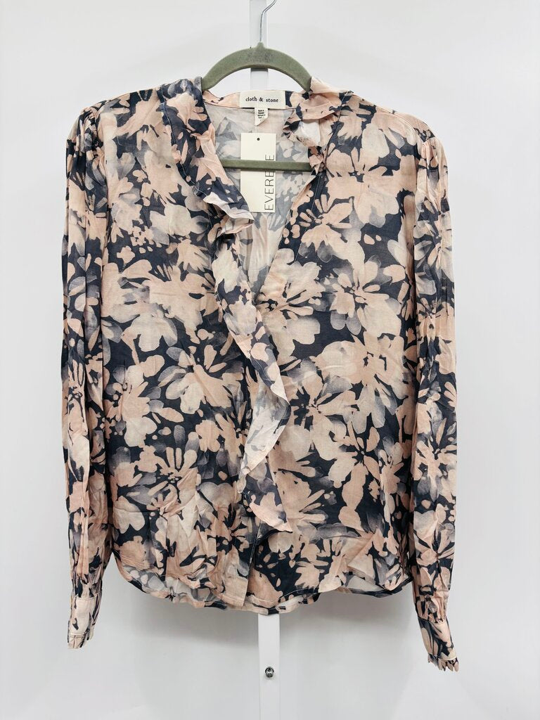 Cloth & Stone Blouse Beige S