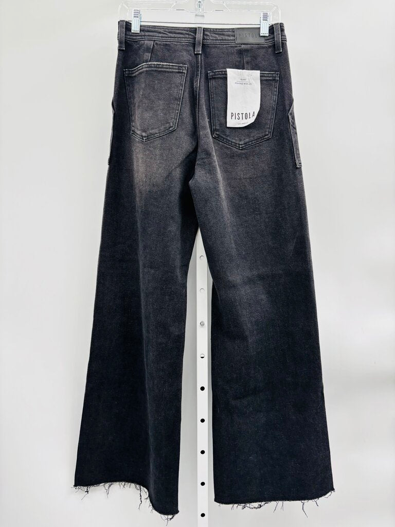 Pistola Jeans Wide Leg Black 6