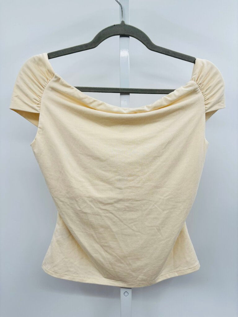 Reformation Top Beige M
